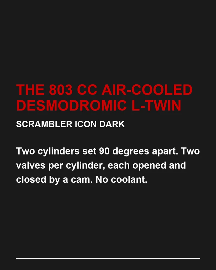 The air-cooled Desmo L-twin, slide 2 of 5