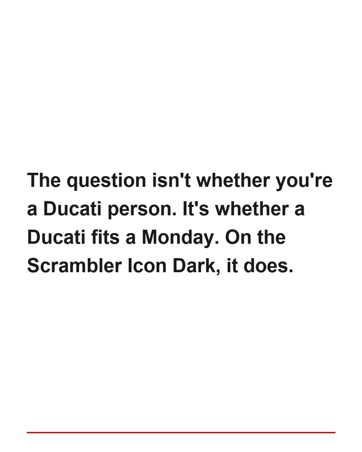 A Ducati that fits a Monday, slide 2 of 8